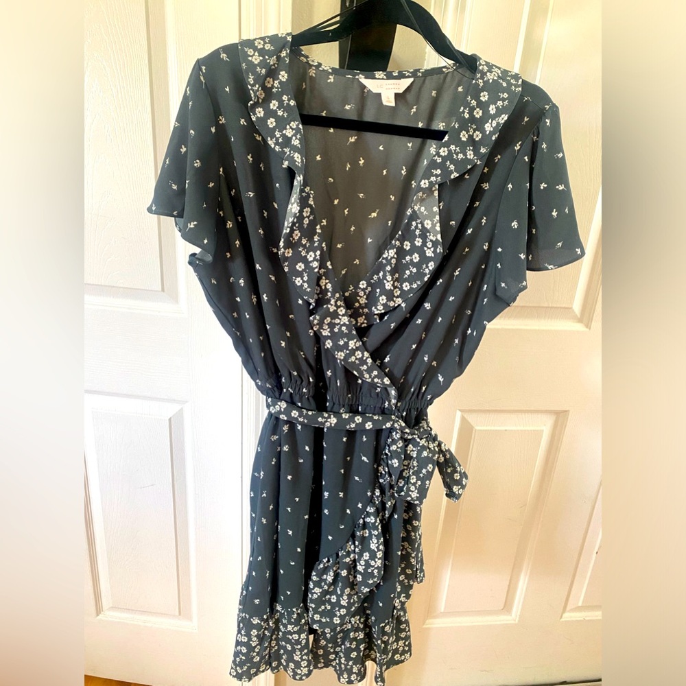 Lauren Conrad/LC/Dress/ Faux Wrap Dress/Women’s  Size Large/Excellent Condition